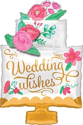 30" Wedding Wishes Cake