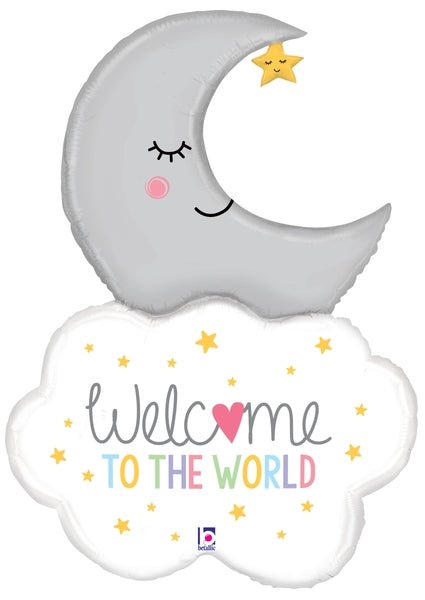 32" Welcome Baby Moon