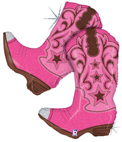 33" Pink Dancing Boots