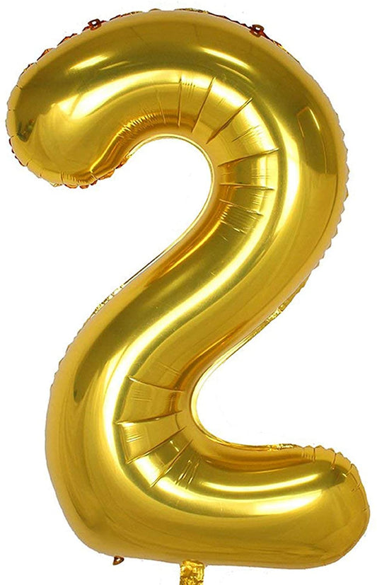 34" Balloon Numbers - Gold - Party America