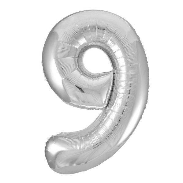 34" Balloon Numbers - Silver - Conver USA