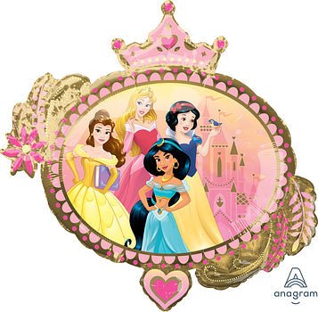 34" Foil Balloon - Princesses Once Upon A Time