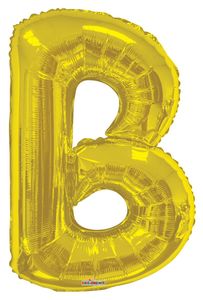 34" Gold Foil Balloon Letters - ConverUSA
