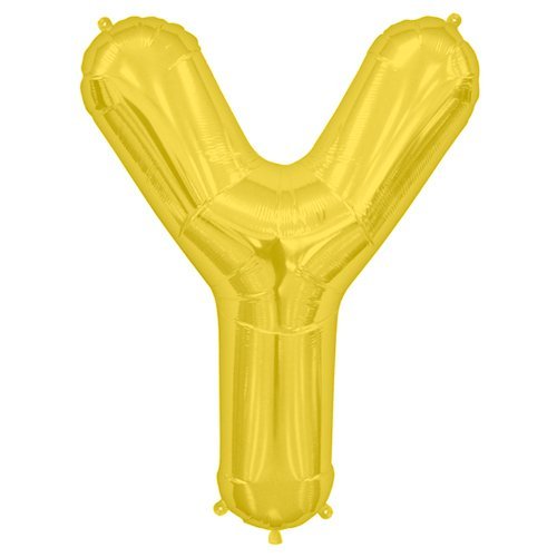 Globos de letras de papel de oro de 34" - ConverUSA