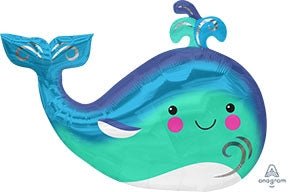 34" Happy Whale