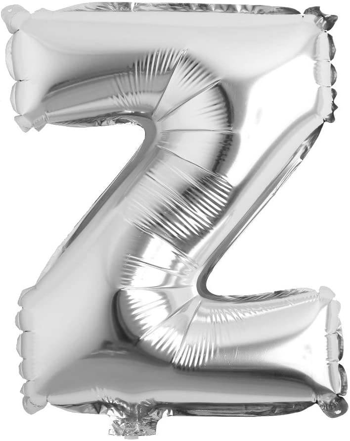 16" Balloon Letters - Silver - Party America