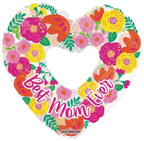 36" Best Mom Ever Hollow Heart - Conver USA