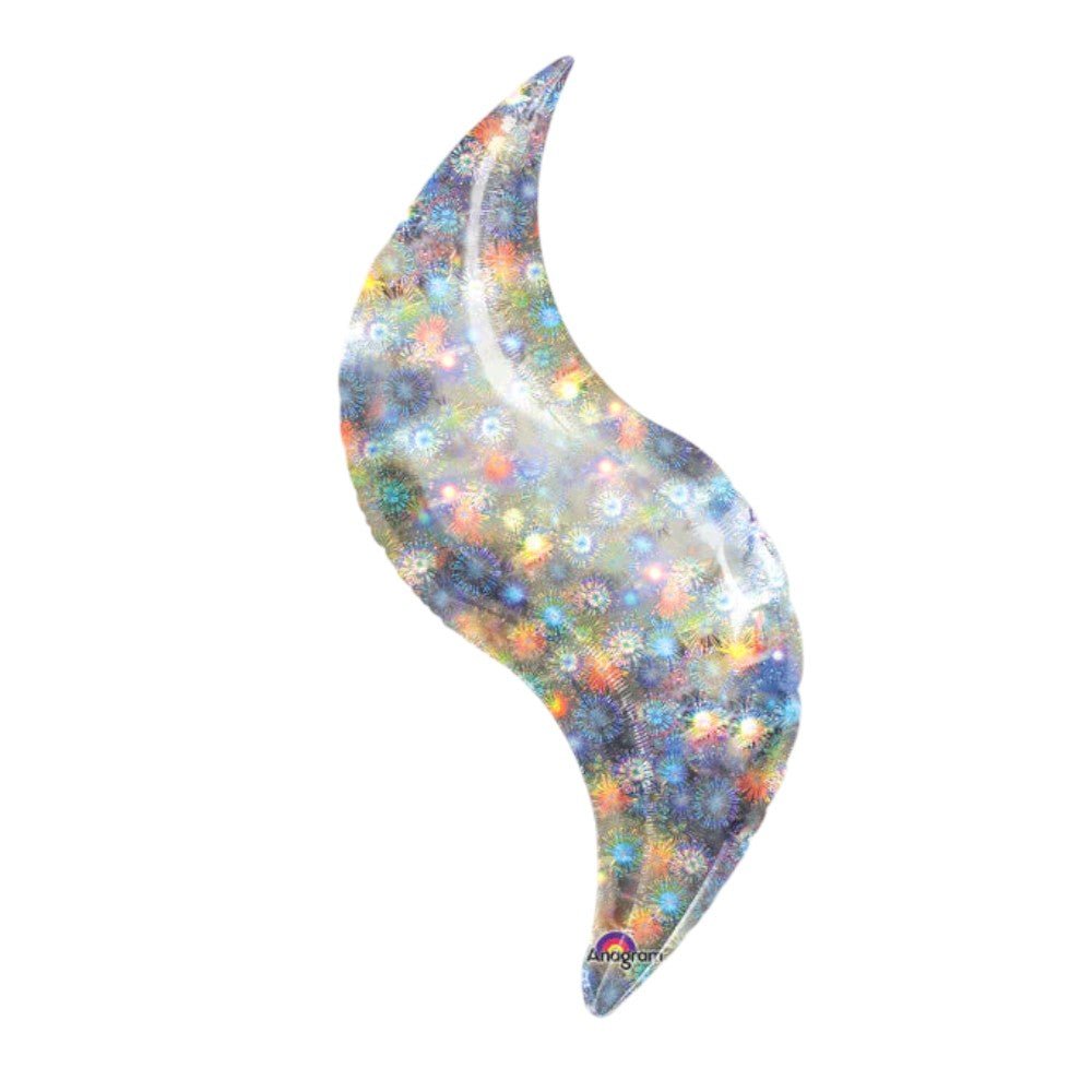 36" Curve - Holographic Fireworks (3ct) - Anagram
