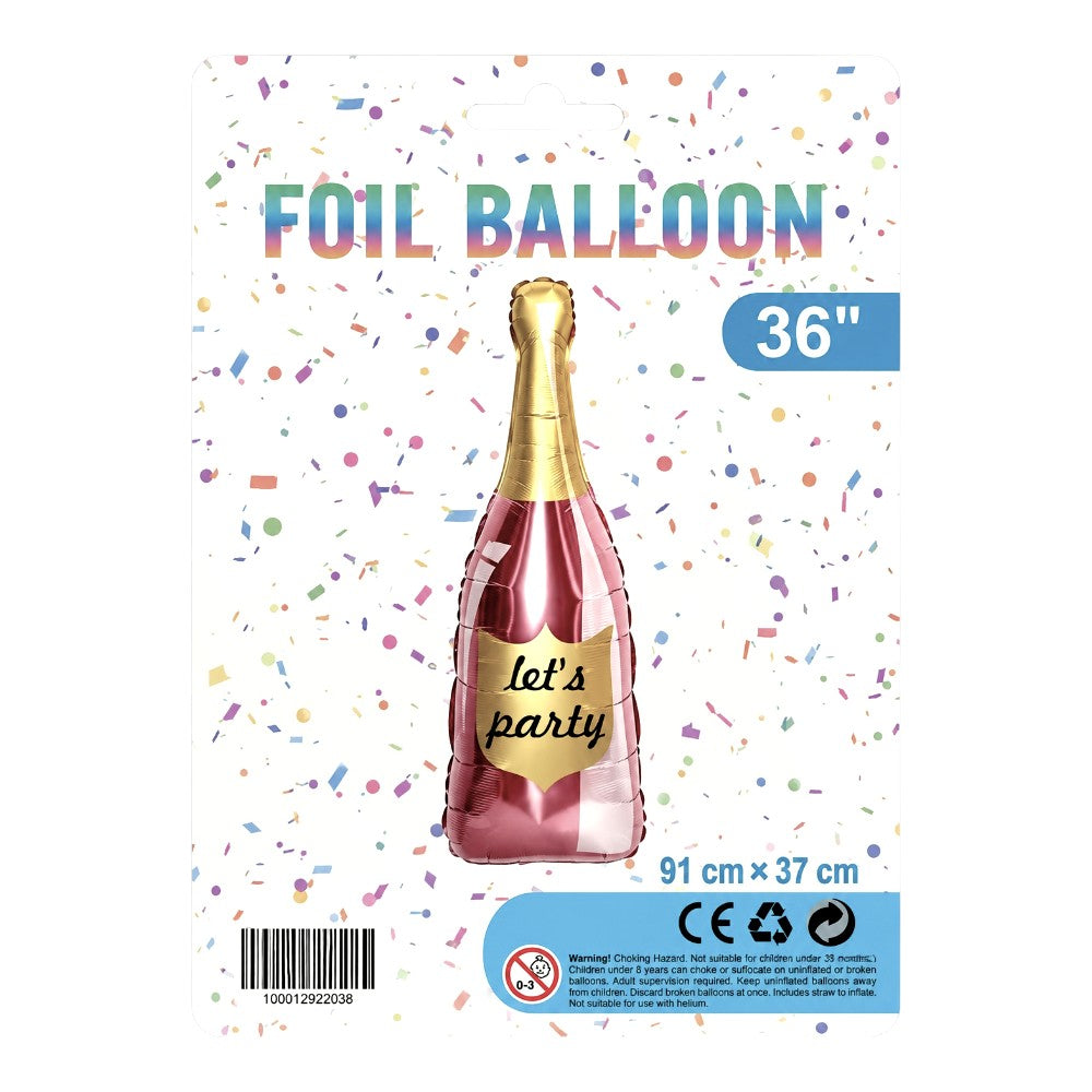 36" Let’s Party Champagne Bottle