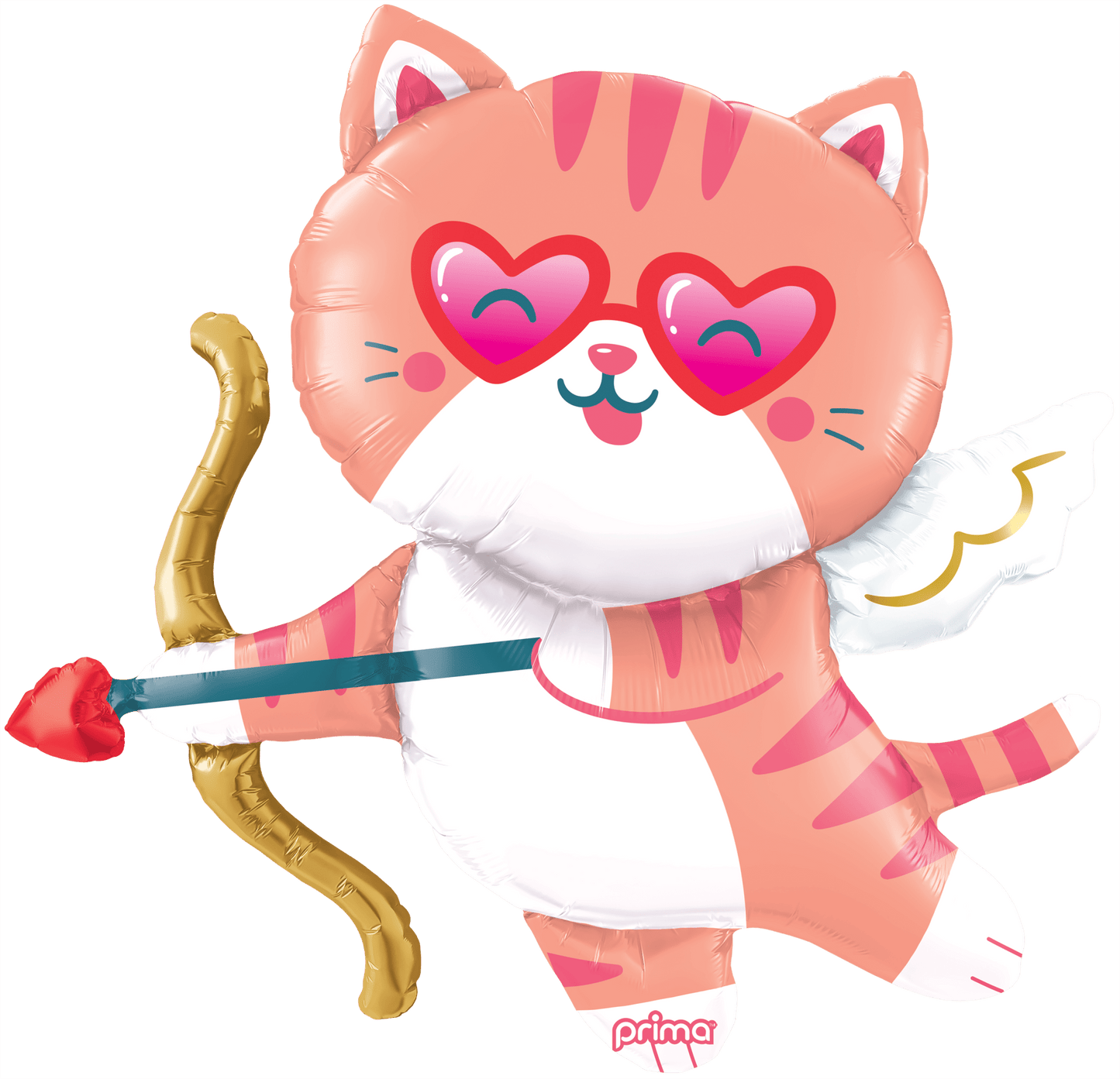 38" Cute Cat Cupid Shape