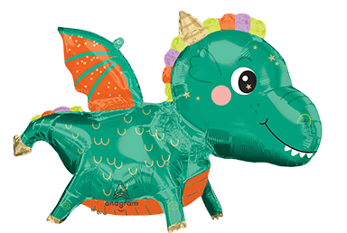 38" UltraShape® - Cute Dragon - Anagram