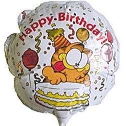 4" Happy Birthday Garfield (25ct)