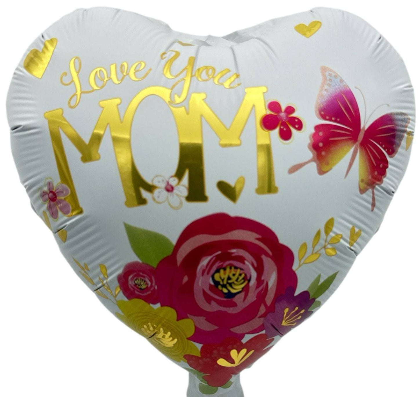 9" Love you Mom Heart - 100ct - Party America