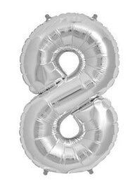 42" Silver Foil Numbers (Winner Party)
