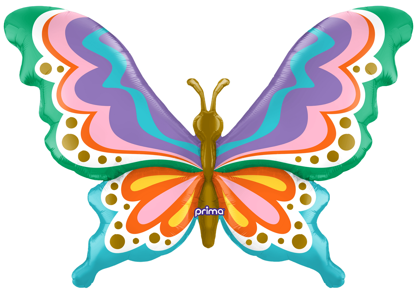 44" Groovy Butterfly Shape