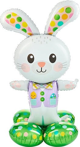 48" AirLoonz - Spotted Easter Bunny