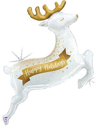 48" Glistening Holiday Reindeer - Holographic