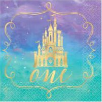 5" Beverage Napkins - Once Upon A Time First Birthday (16ct)