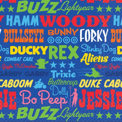 5" Beverage Napkins - Toy Story 4 (16ct)