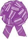 5" Pull Bow - Purple (50ct)