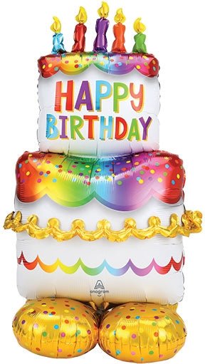 53" AirLoonz - Birthday Cake