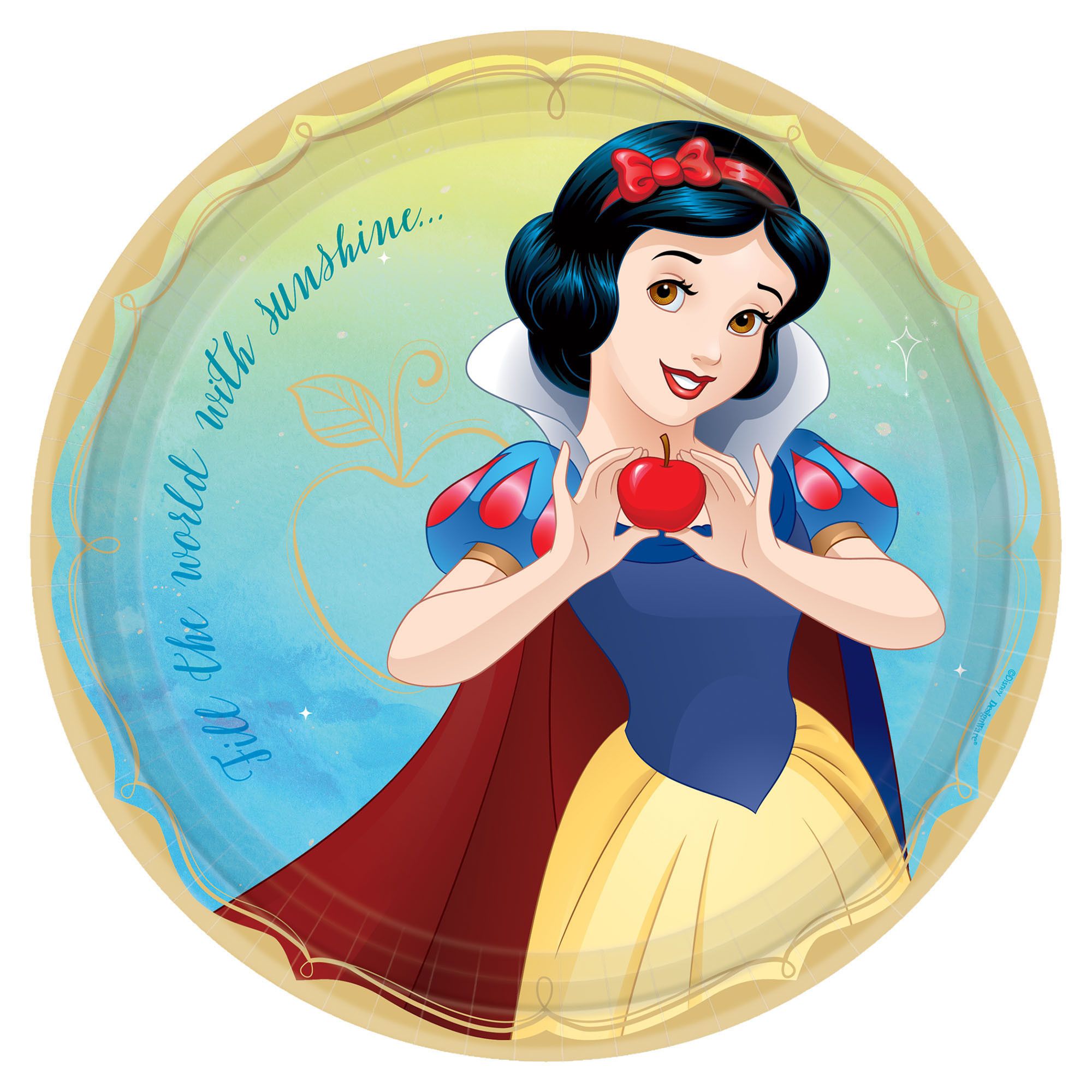 Wholesale Disney Princess 24pc Glad Paper Plates- 8.5 WHITE/MULTI