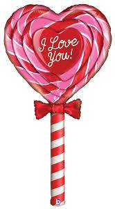 60" Mighty Special Delivery Love Lollipop