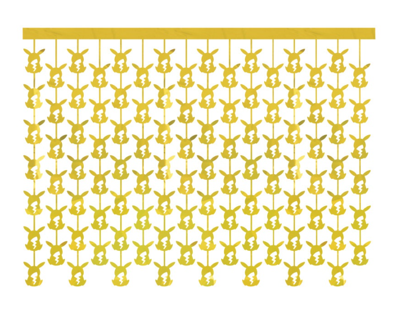 60" x 48" Pokémon Pikachu Foil Photo Backdrop - Unique