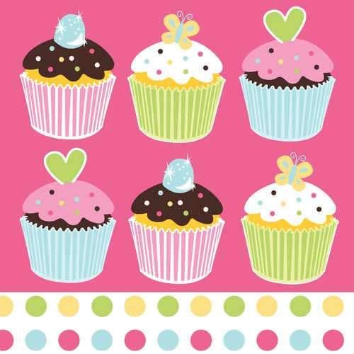 6.5" Luncheon Napkins - Sweet Treats (16ct)