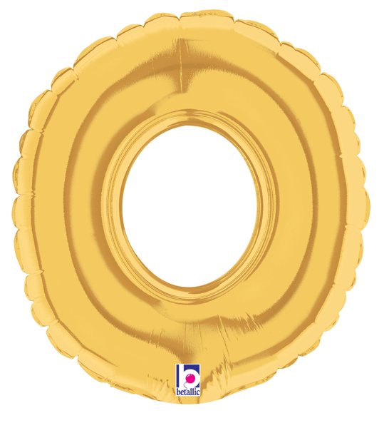 7" Megaloon Jr. Number 0 - Gold (5ct)