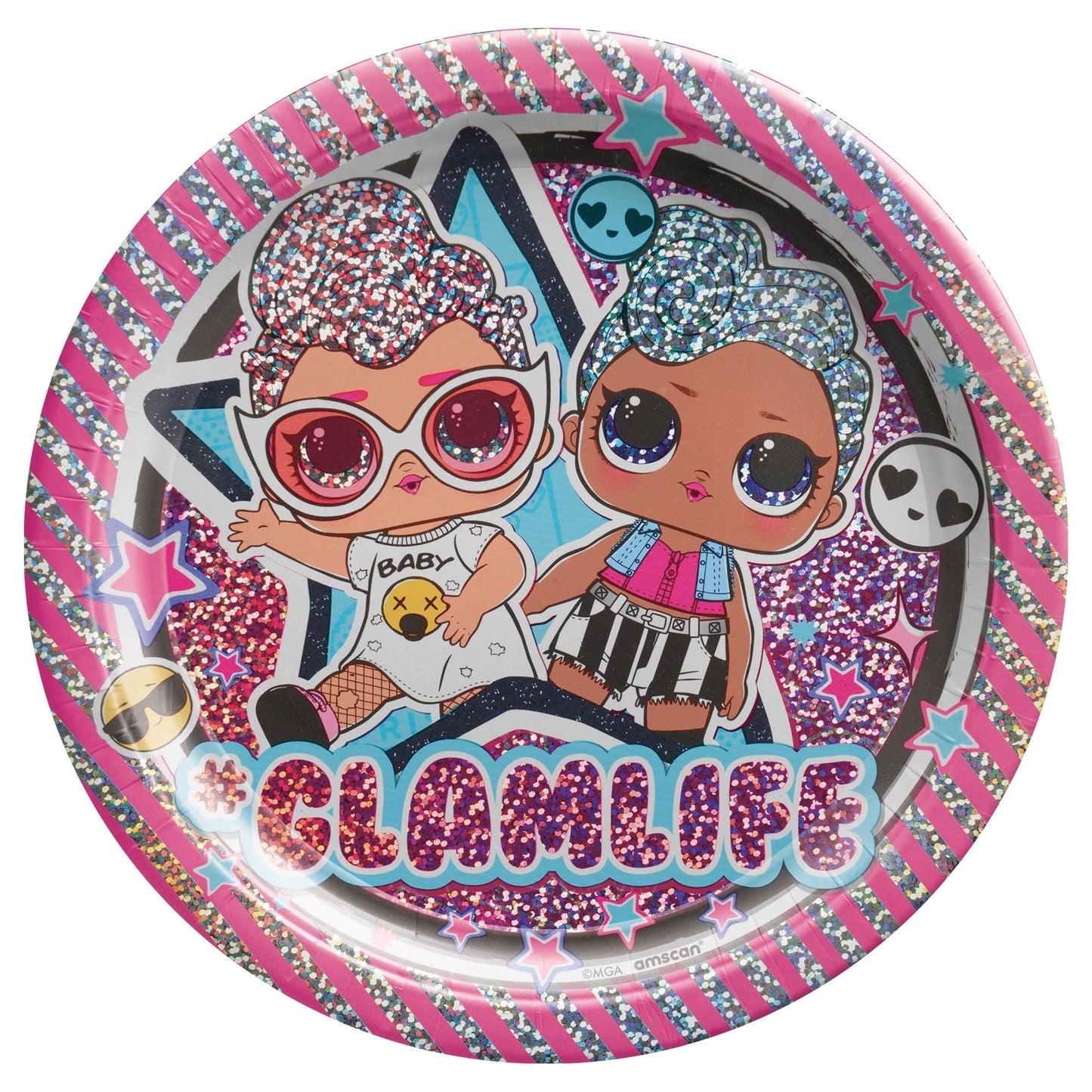 7" Paper Plates - LOL Surprise - Together 4 Eva (8ct)