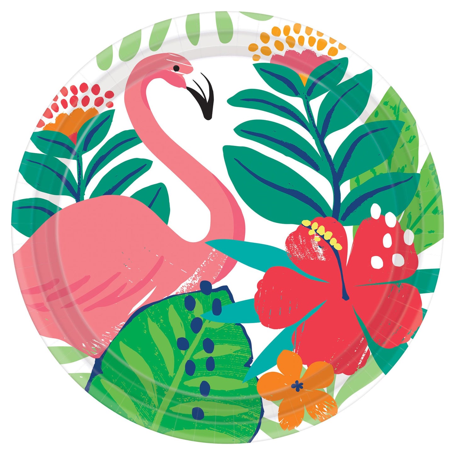 7" Paper Plates - Tropical Jungle (18ct)