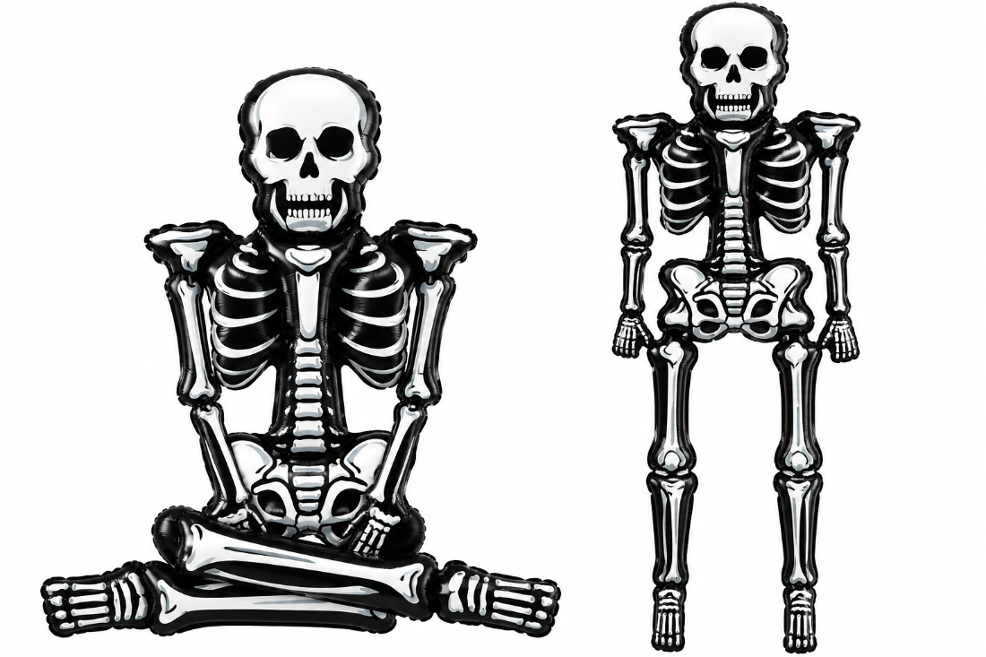 90" Halloween Skeleton