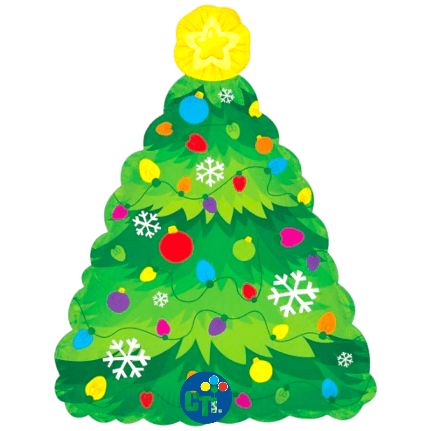 9" Christmas Tree with Lights
