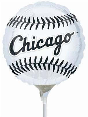 9" MLB Baseball - Chicago White Sox (25ct)
