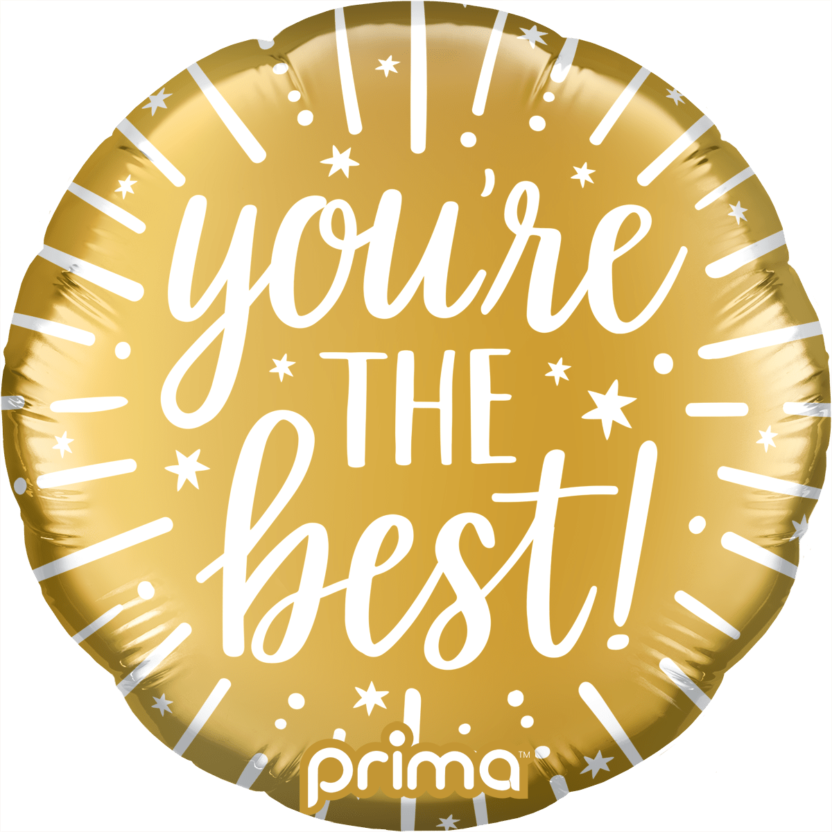9" You're the Best Gold (6pc)