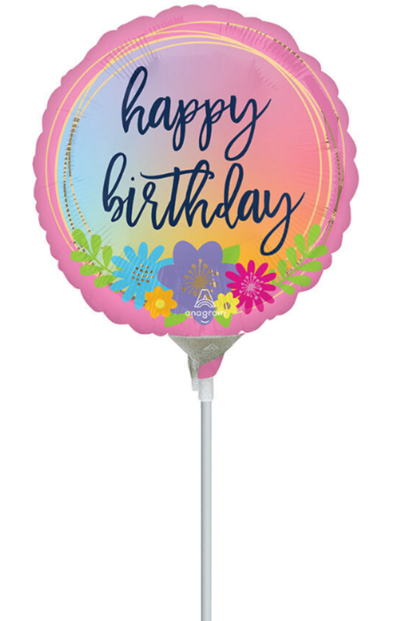 9" Happy Birthday Bouquet - Anagram