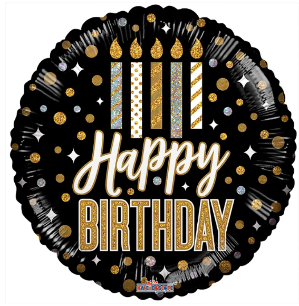 9" Happy Birthday Candles & Dots (100ct) - Conver USA