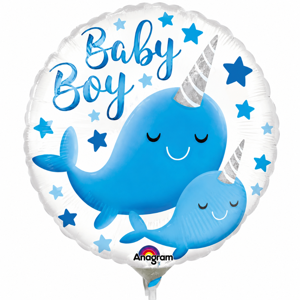 9" Narwhal Baby Boy - Anagram