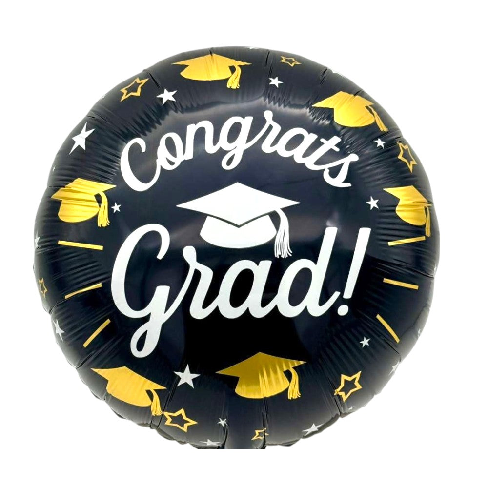 18" Congrats Grad Gold Caps (50ct) - Party America
