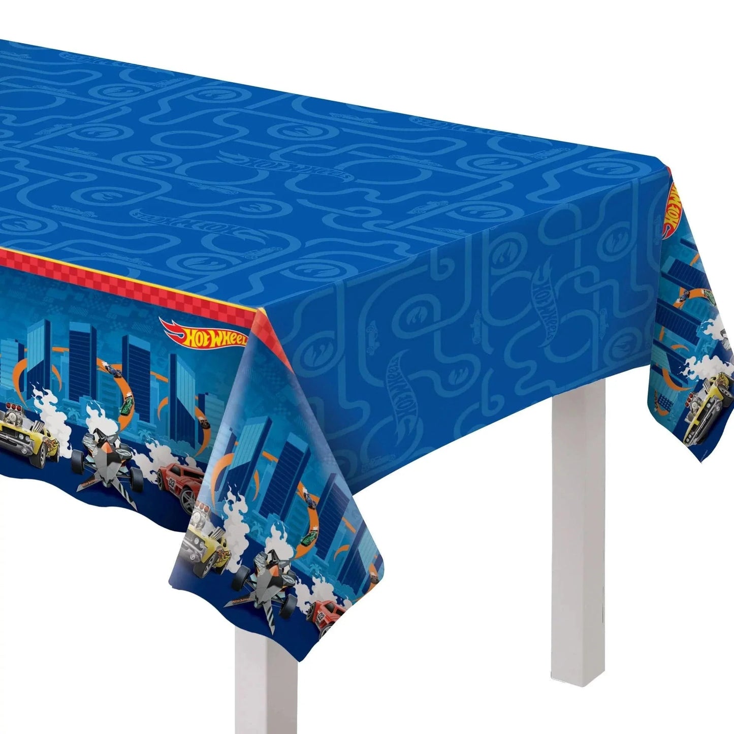 54" x 96" Table Cover - Hot Wheels