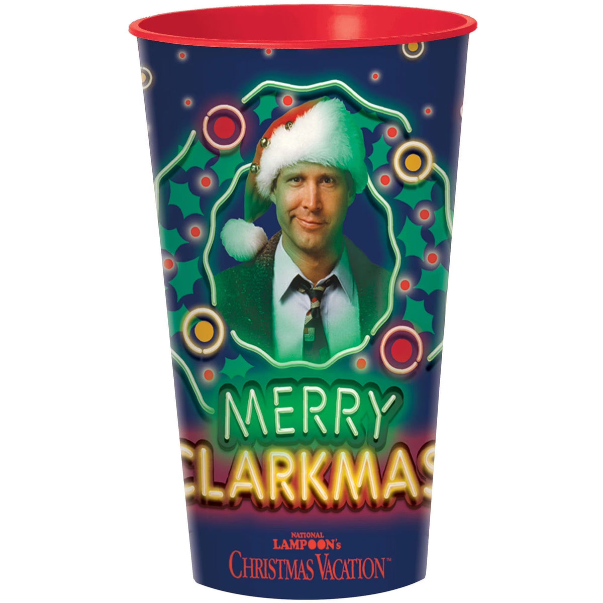 32oz Plastic Cup - Christmas - Amscan