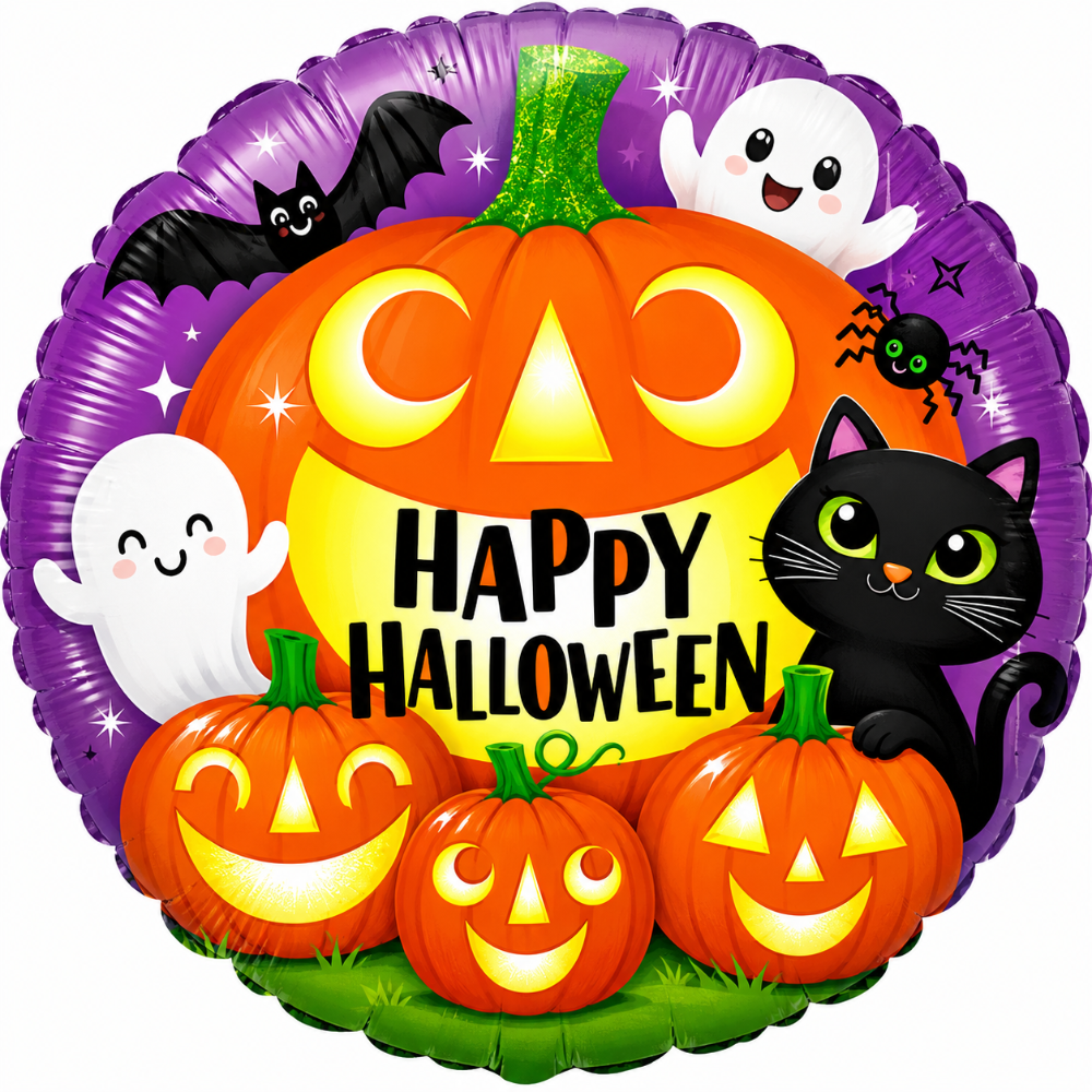 18" Happy Halloween Friends - Anagram