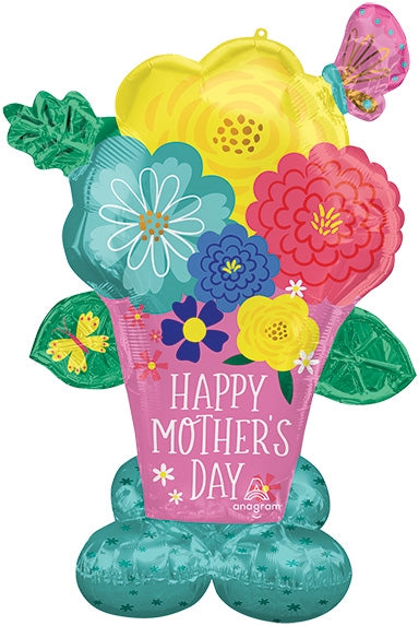 Mothers Day Flower Pot Multi-Balloon
