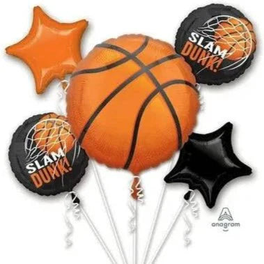 Balloon Bouquet - Basketball Slam Dunk (5ct)