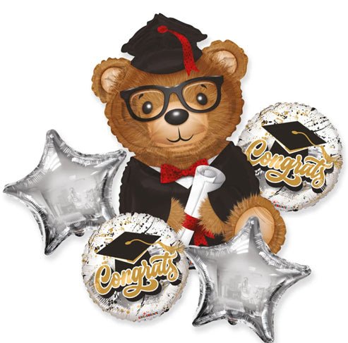 Balloon Bouquet - Diploma Bear - Conver USA