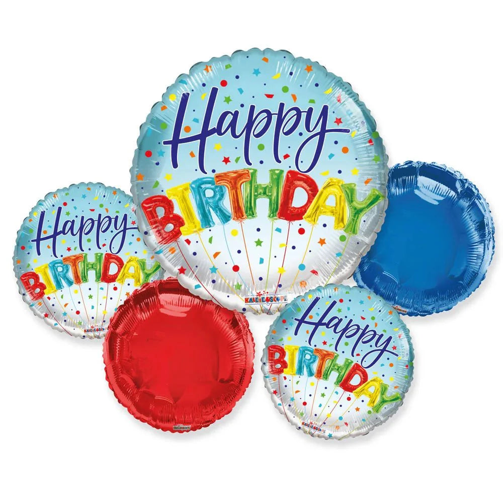 Balloon Bouquet - Happy Birthday Confetti - Conver USA