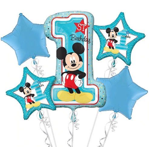 Balloon Bouquet - Mickey 1st Birthday