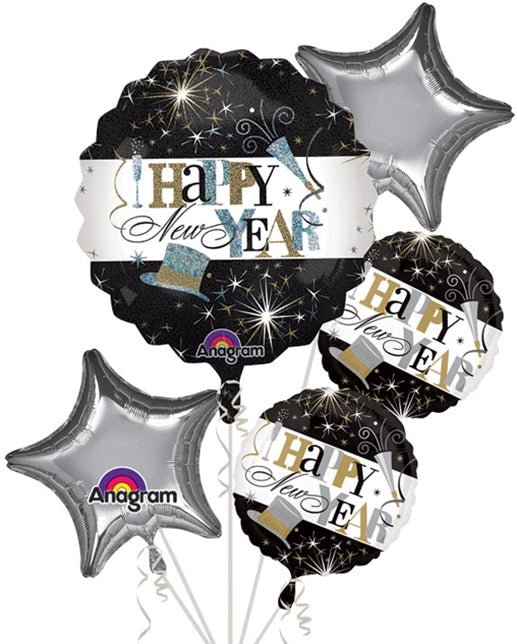 Balloon Bouquet - New Year Elegant Celebration