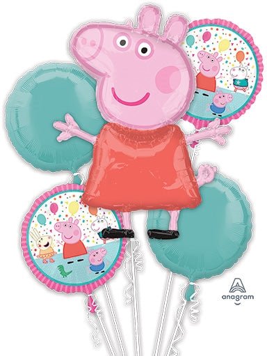 Balloon Bouquet - Peppa Pig (5ct)